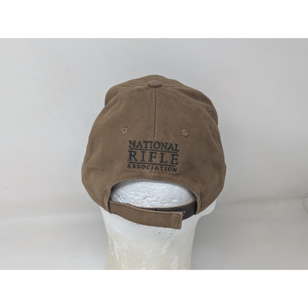 Vintage NRA‎ National Rifle Association Baseball Hat Cap Canvas Camo Hunting Y2K - Picture 5 of 8